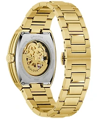Bulova Men's Automatic Maquina Gold-Tone Stainless Steel Bracelet Watch 40mm