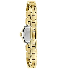 Bulova Women's Goddess of Time Jackie Gold-Tone Stainless Steel Bracelet Watch 18mm
