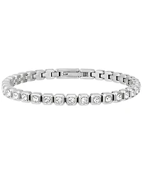 Bulova Women's Box Set Crystal Silver-Tone Stainless Steel Bracelet Watch 15mm