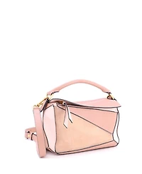 Pre-Owned Loewe Medium Puzzle Bag Leather and Suede