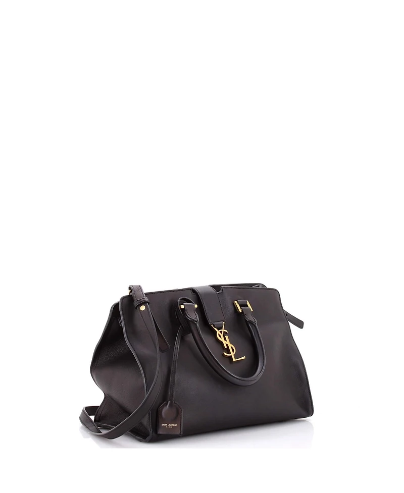 Pre-Owned Saint Laurent Small Monogram Cabas Leather
