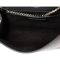 Pre-Owned Saint Laurent Medium Classic Monogram Tassel Crossbody Bag Leather