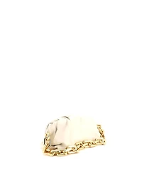 Pre-Owned Bottega Veneta The Chain Pouch Leather