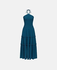 Cupshe Women's Tahiti Beach Teal Maxi Dress