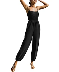 Cupshe Women's Tulum Nights Black Jumpsuit