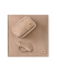 Ugg Raegan 3-Pc. Throw, Eye Mask and Case Gift Set