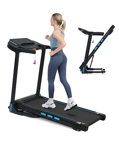 Streamdale Furniture 3.5HP Auto-Foldable Treadmill with Incline, 350Lbs Capacity and Bluetooth Speaker