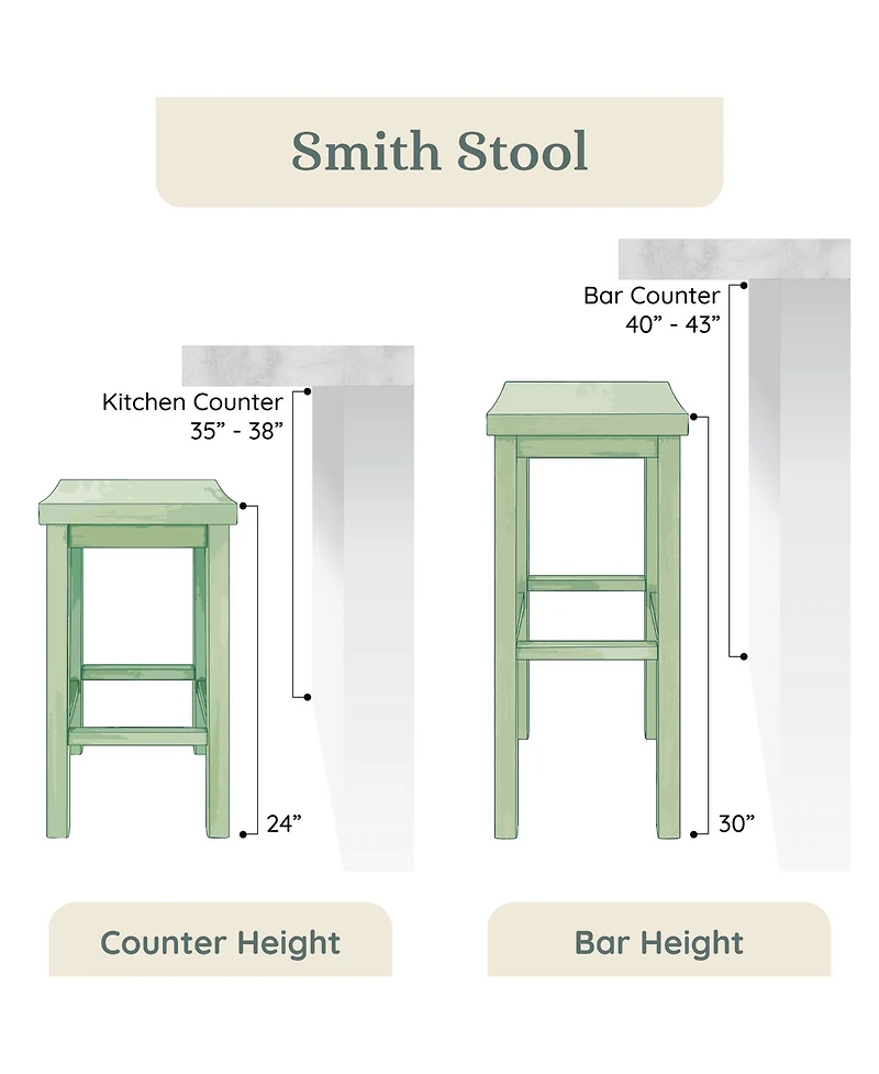 Grain & Grove Stool Bar Height (30in)