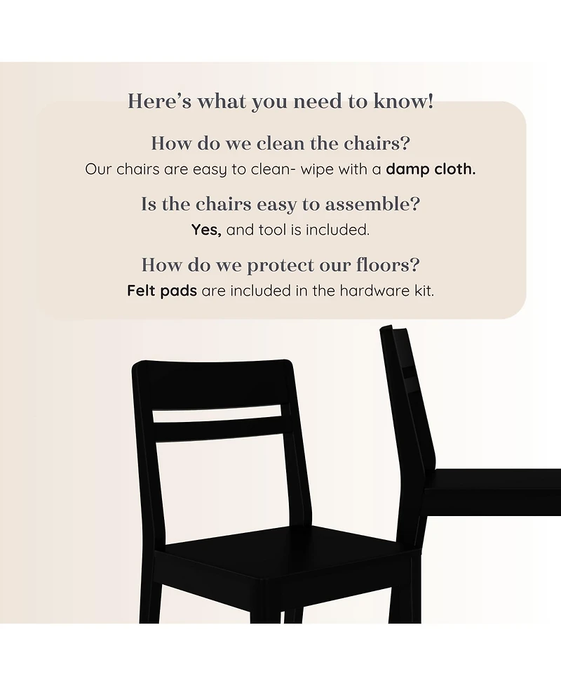 Grain & Grove Crew Dining Chair, 2 Pack