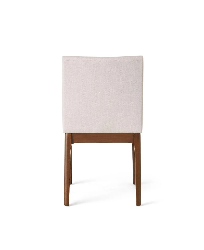Streamdale Furniture 5-Piece Solid Wood Dining Set with 4 Upholstered Chairs