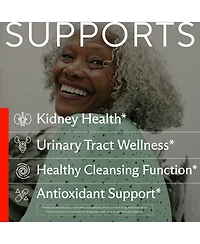 Sunergetic Kidney Cleanse Supplement with Pacran Cranberry, Astragalus and Herbal Blend for Kidney and Urinary Tract Support, 60 Capsules