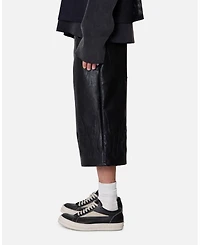 mnml Men's Ultra Baggy Leather Flame Shorts