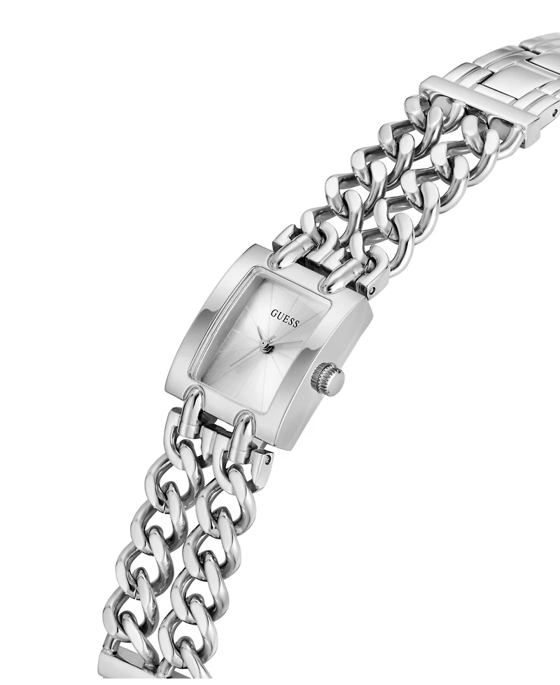 Guess Women's Quartz Silver-Tone Stainless Steel Watch 20mm