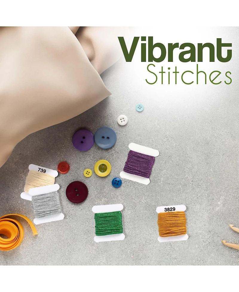 Gnuadz Embroidery Floss Kit Cotton Metallic Threads Plastic Bobbins Dmc Cross Bracelets Crafts