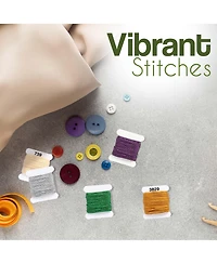 Gnuadz Embroidery Floss Kit Cotton Metallic Threads Plastic Bobbins Dmc Cross Bracelets Crafts