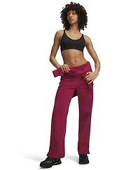 Under Armour Women's Rival Fleece Straight-Leg Training Pants