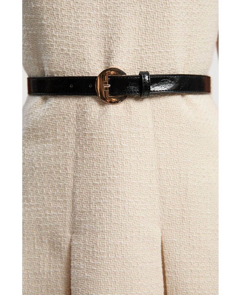 Karen Millen Women's Tweed Sleeveless Mini Dress