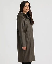 Hunter Women's Long Rubberized Anorak Coat