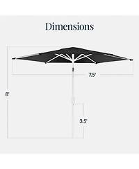 Best Choice Products Patio Umbrella Pole, Outdoor Market Steel Pole