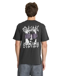 Quiksilver Men's Metal Vision Pigment Dye Crewneck T-Shirt