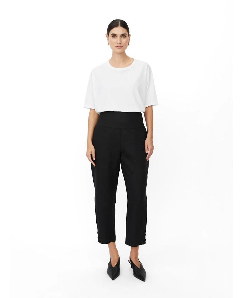 Masai Copenhagen Women's Mapenna Cropped Linen Trousers