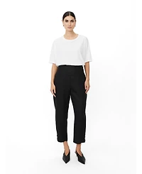 Masai Copenhagen Women's Mapenna Cropped Linen Trousers