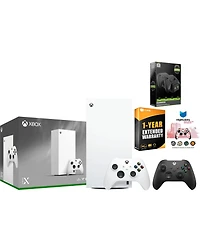 Microsoft Xbox Series X 1TB Digital Console with Extra Controller, Charge Dock, MightySkins Code and 1 Year Warranty