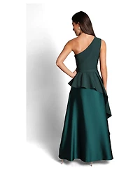 Coast Women's One-Shoulder Satin Maxi Dress