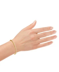 Forever Grown Diamonds Lab-Grown Diamond Bangle (2 ct. t.w.) in 14k Gold-Plating Over Sterling Silver