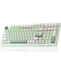 Aula K99 Wireless Gaming Keyboard, Bluetooth Creamy Typewriter Full Rgb Backlit with Number Pad