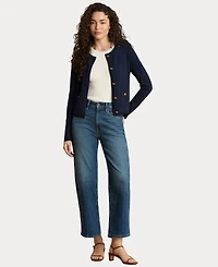Lauren Ralph Women's High-Rise Relaxed Straight-Leg Jeans