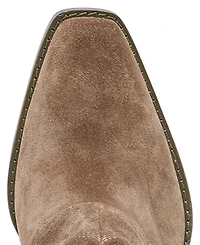 Dolce Vita Women's Janaya Embroidered Contrast Stitch Block Heel Tall Western Boots