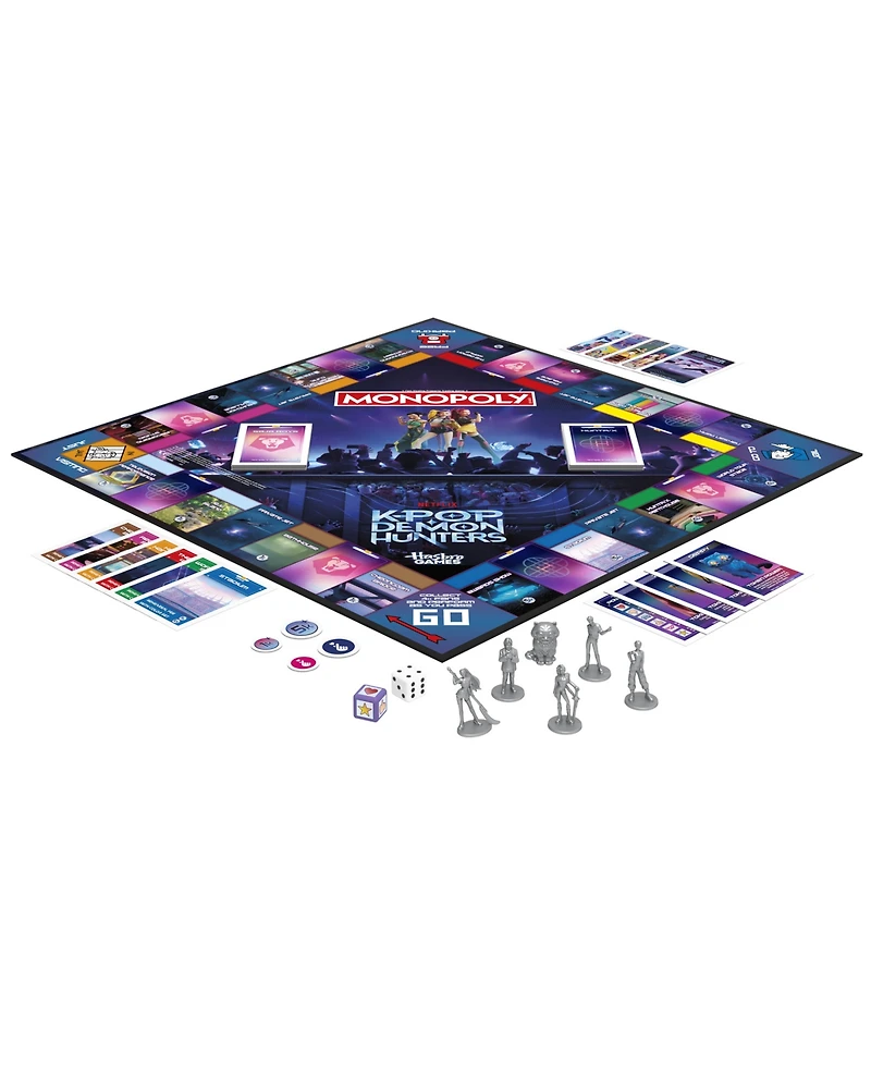 Monopoly KPop Demon Hunters Edition Board Game, Ages 8+