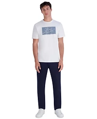 Karl Lagerfeld Paris Men's Embroidered Signature T-Shirt