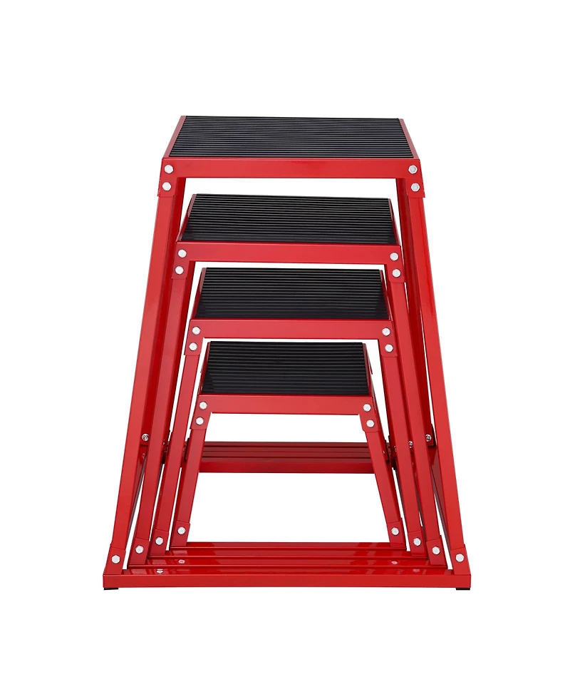 Vevor 12/18/24/30 Inch Plyometric Jump Box Fitness Exercise Plyo Box Step Cross