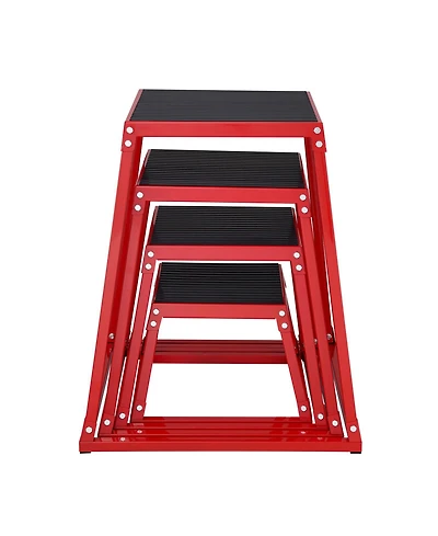 Vevor 12/18/24/30 Inch Plyometric Jump Box Fitness Exercise Plyo Box Step Cross