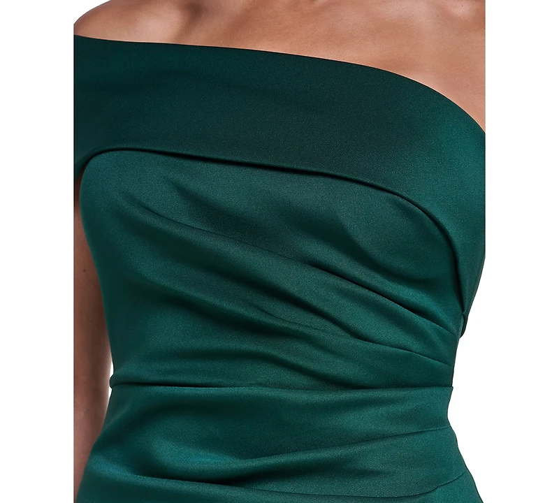 Eliza J Women's Off-the-Shoulder Side-Tuck Long Dress