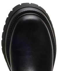 Steve Madden Women's Everest Platform Lug-Sole Engineer Tall Boots