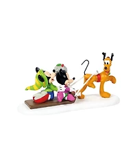Department 56 Mickey's Christmas Village Pluto's Toboggan Ride