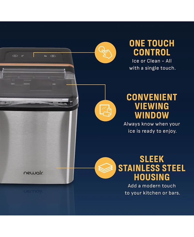 Newair Nugget Ice Maker Countertop, 30-35 lbs in 24 hours