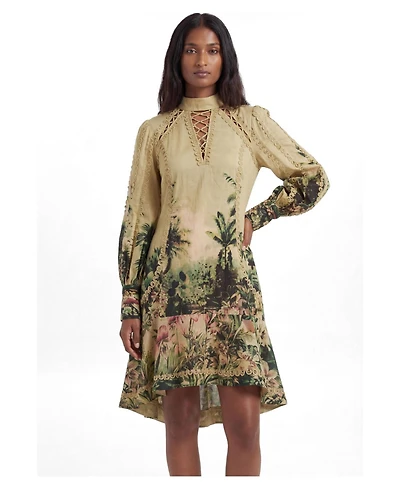 Karen Millen Women's Botanical Mini Dress
