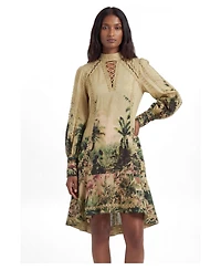 Karen Millen Women's Botanical Mini Dress