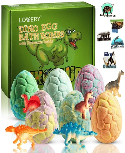 Lovery 18-Pc. Dinosaur Bath Bombs Gift Set