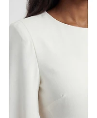 Karen Millen Women's Cape Mesh Midi Dress