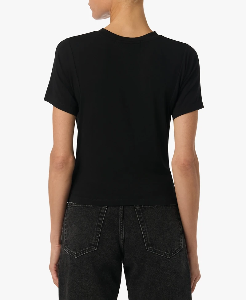 Joe's Jeans Women's Short-Sleeve Twist-Front Wrap Top