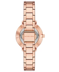 Michael Kors Women's Pyper Two-Hand Rose Gold-Tone Stainless Steel Watch 32mm