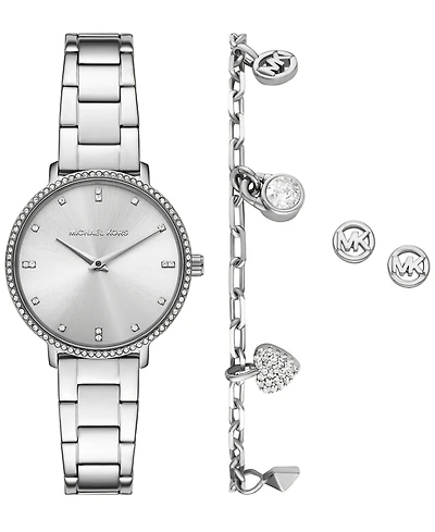 Michael Kors Women's Pyper Two-Hand Stainless Steel Watch 32mm