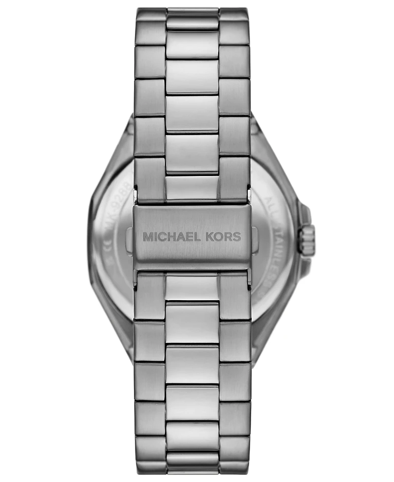 Michael Kors Men's Callum Three-Hand Date Gunmetal Stainless Steel Watch 44mm