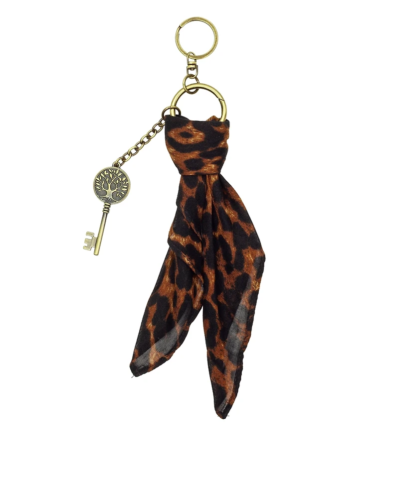 Patricia Nash Exotics Mini Scarf Key Bag Charm