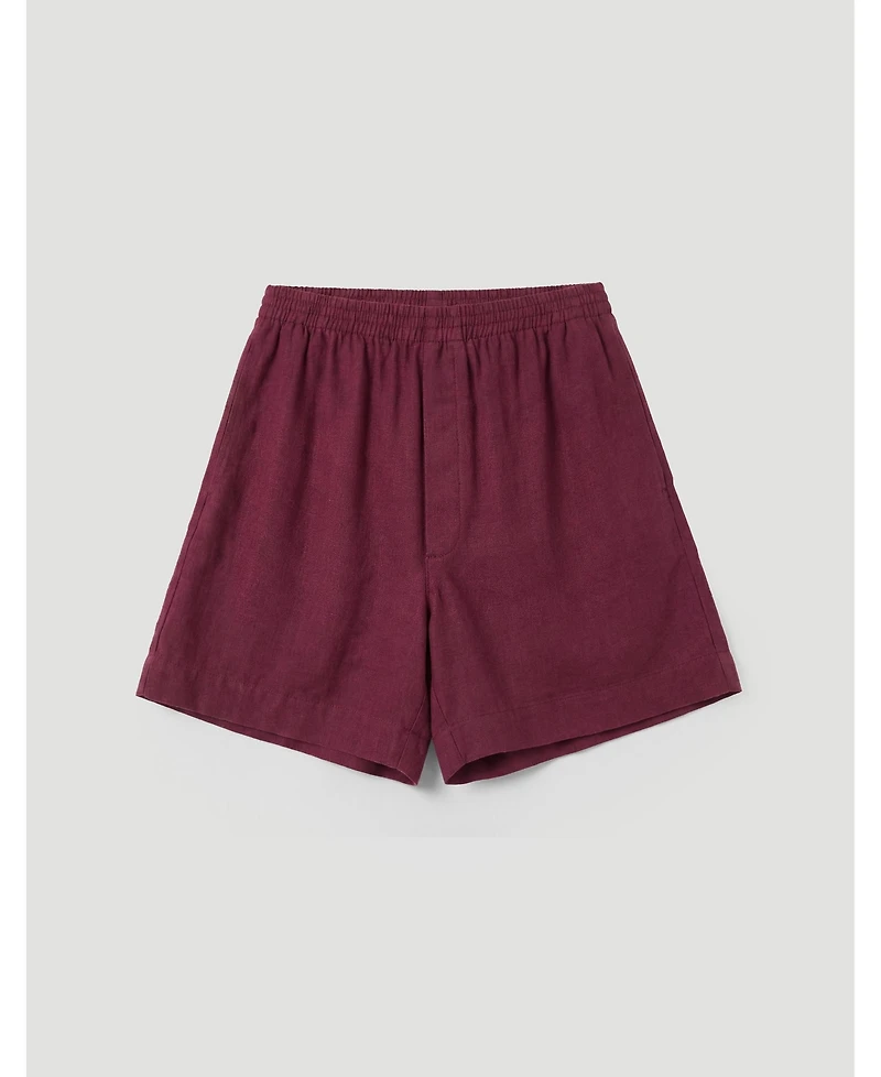 Hush Women's Luce Linen Blend Pull On Shorts